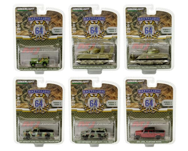 Greenlight 1:64 Battalion 64 Series 2 Assortment