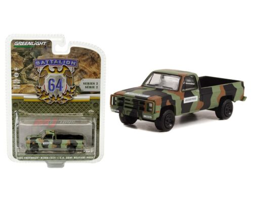 Greenlight 1:64 1985 Chevrolet M1008 CUCV – Battalion 64 Series 2