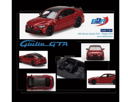 BBR 1:64 Alfa Romeo Giulia GTA – Rosso GTA (Red)