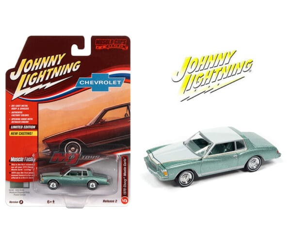 Johnny Lightning 1:64 1979 Chevrolet Monte Carlo Version B – Muscle Cars USA 2022 – Solid Pack