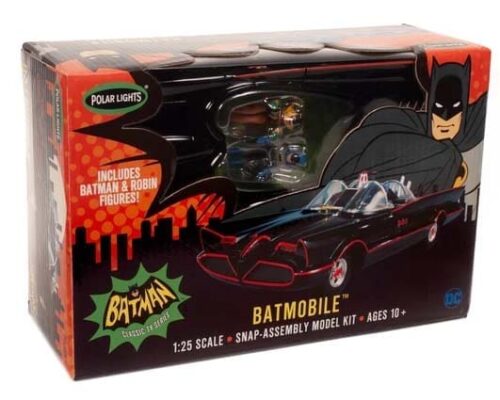 POL 1:25 1966 Batmobile Snap BK with 2 Figures