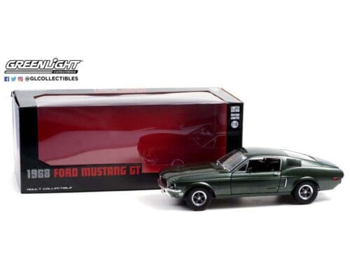 Greenlight 1:18 1968 Ford Mustang GT Fastback (Highland Green)