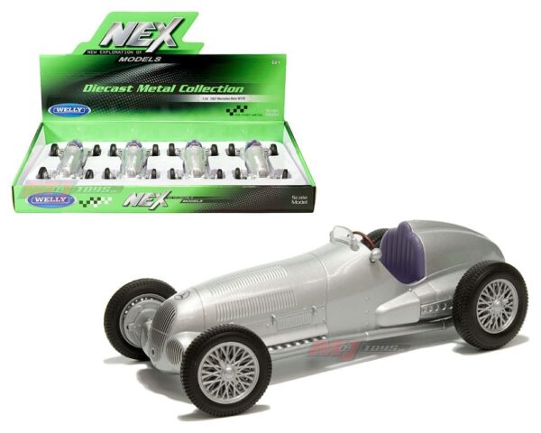 Welly 1:24 1937 Mercedes-Benz W125 (Silver)