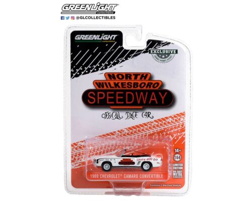 Greenlight 1:64 1969 Chevrolet Camaro Convertible North Wilkesboro Speedway Official Pace Car