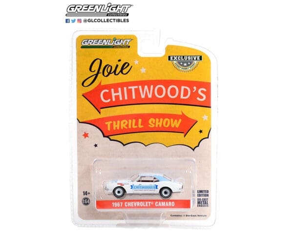 Greenlight 1:64 1967 Chevrolet Camaro Joie Chitwood’s “Legion of Worlds Greatest Daredevils” – Hobby Exclusive