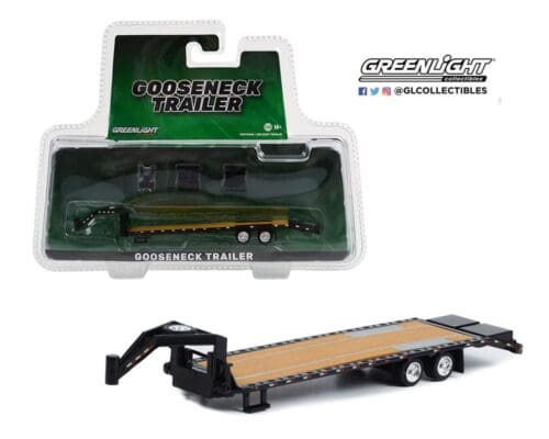 Greenlight 1:64 Gooseneck Trailer (Black) – Hobby Exclusive