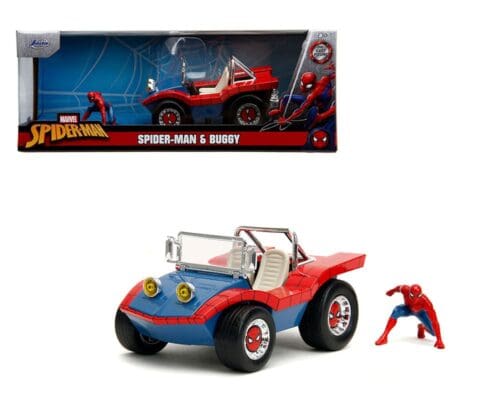 Jada 1:24 Spider Man Buggy With Spider Man – Spider Man – Hollywood Rides