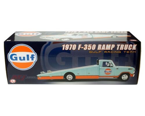 ACME 1:18 1970 Ford F-350 Ramp Truck – Gulf Racing Team