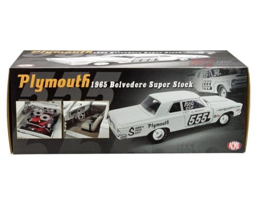 ACME 1:18 1965 Plymouth Belvedere Super Stock – 555 – Triple Nickel – Limited Edition 1 of 480