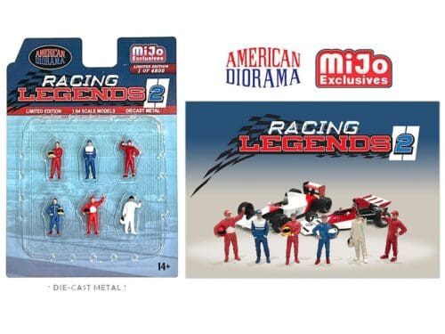 American Diorama 1:64 Figures Racing legend 2 – MiJo Exclusives Limited Edition 4,800