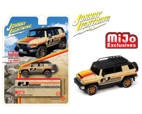 Johnny Lightning 1:64 2006 Toyota FJ Cruiser Custom – Beige – Mijo Exclusives Limited Edition 4,800 Pieces