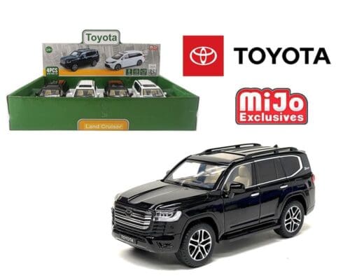 1:24 2023 Toyota Land Cruiser – Display Tray Box of 4 – USA MiJo Exclusives