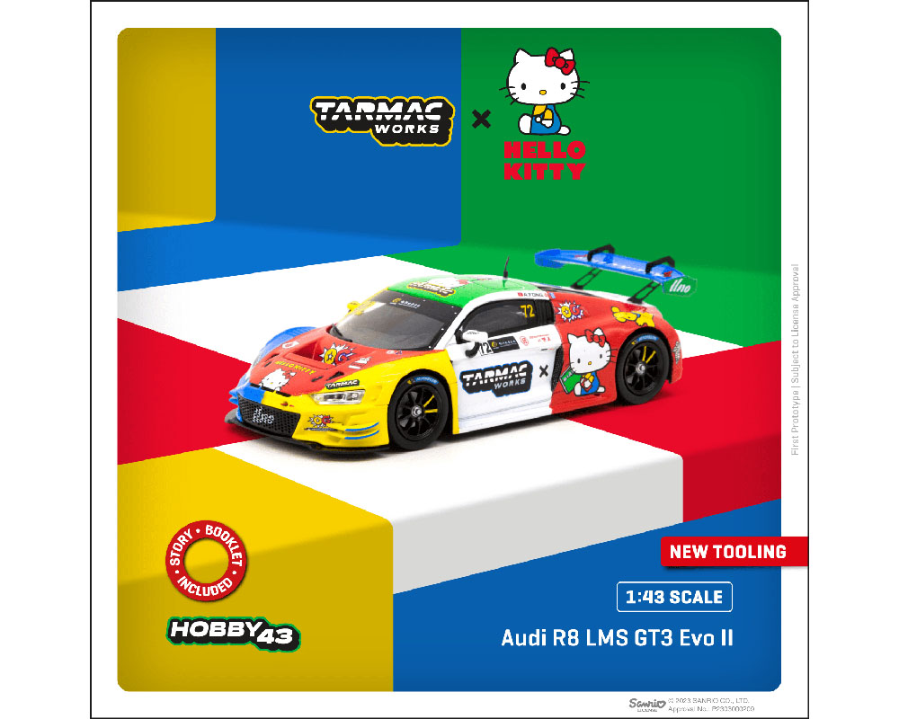 Tarmac Works 1:43 Audi R8 LMS GT3 Evo II Macau GT Cup 2022 Uno Racing  Adderly Fong