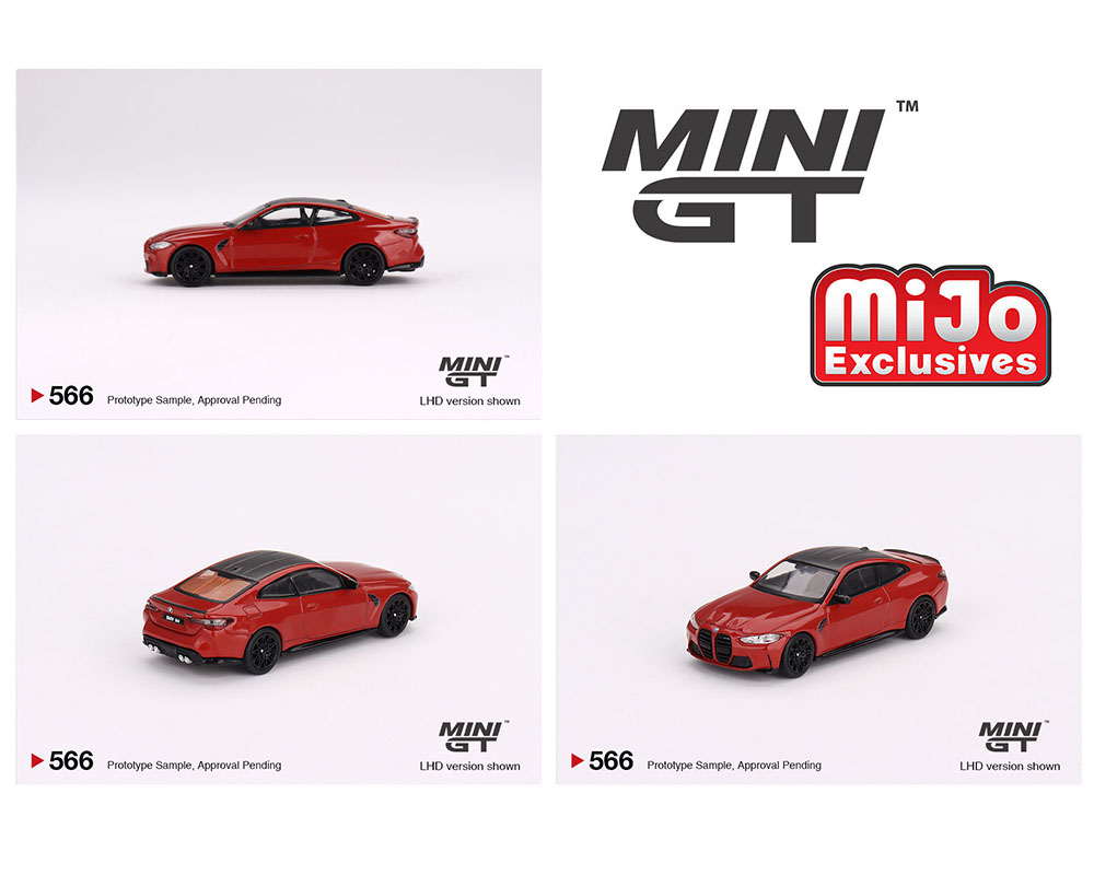 Mini GT 1:64 BMW M4 Competition (G82) - Toronto Red Metallic