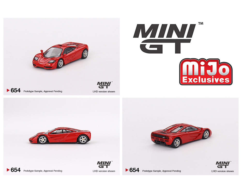 Mini GT 1:64 McLaren F1 – Magnesium Silver – Mijo Exclusives