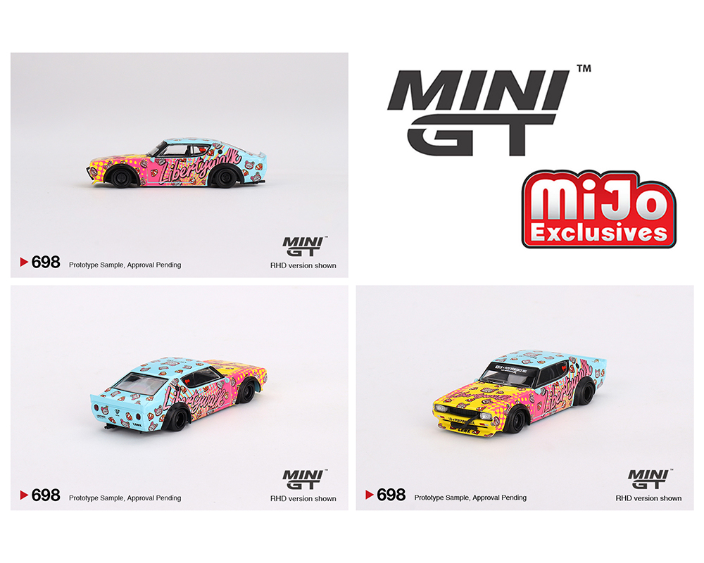 (Preorder) Mini GT 1:64 Nissan Skyline Kenmeri Liberty Walk LBWK KUMA -  MiJo Exclusives