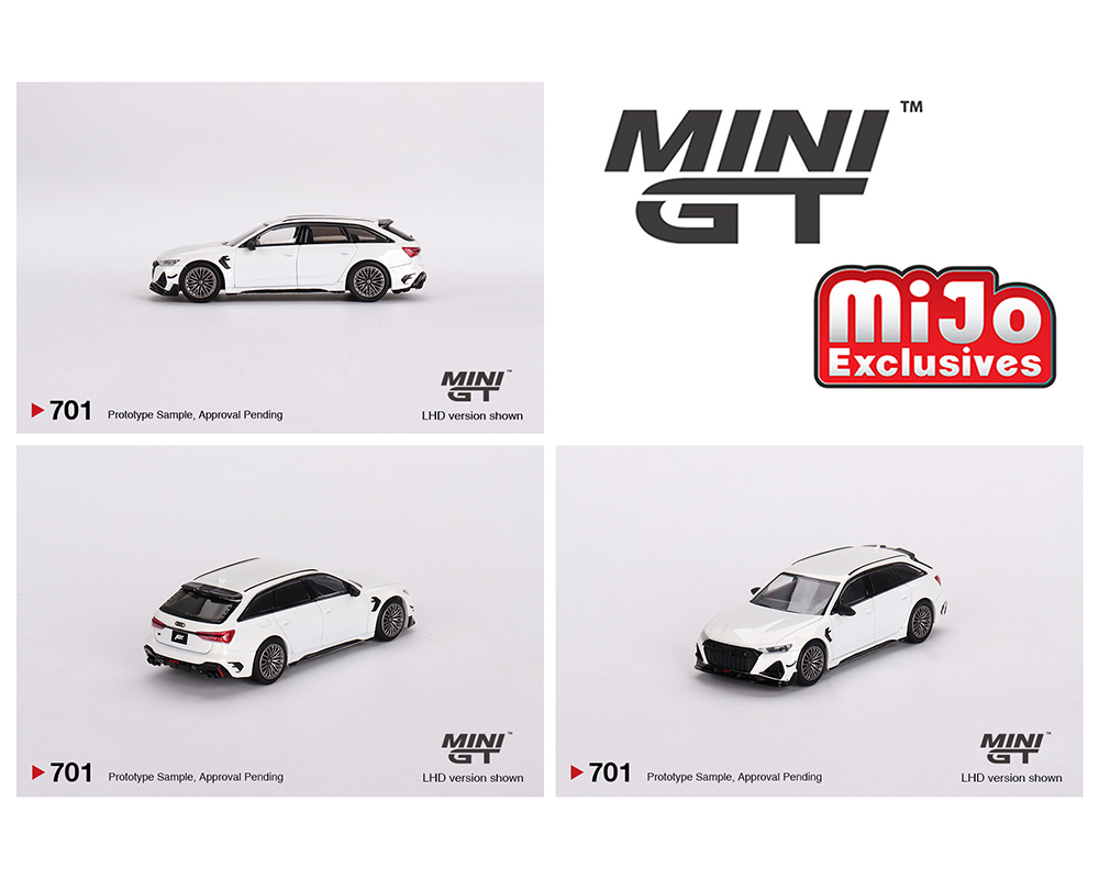 (Preorder) Mini GT 1:64 Audi ABT RS6-R Glacier - White Metallic - MiJo  Exclusives