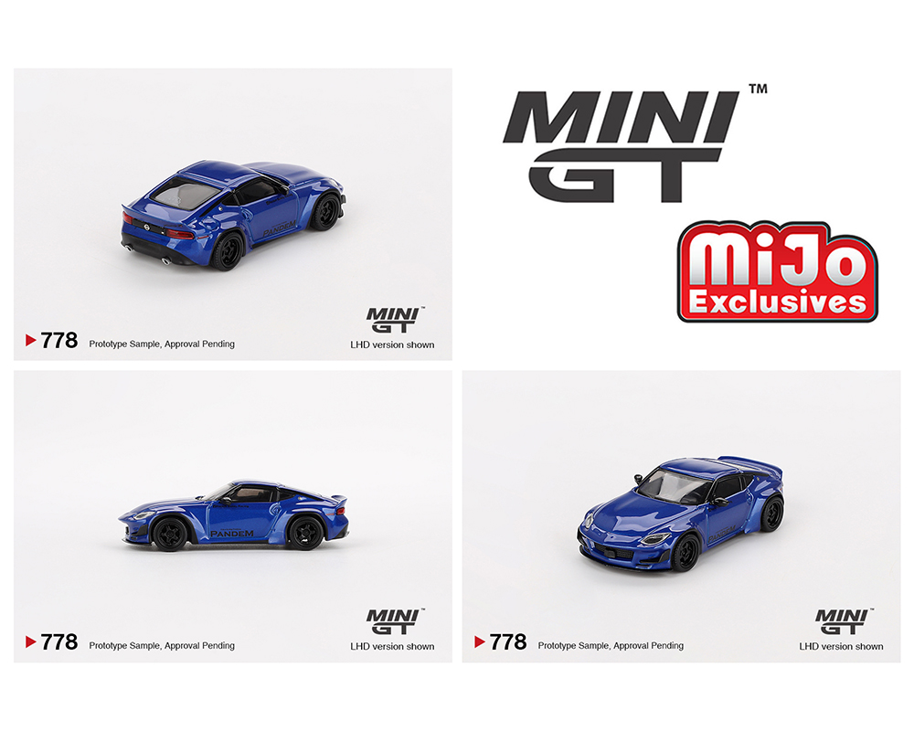 (Preorder) Mini GT 1:64 Nissan Z Pandem - Seiran Blue - Mijo Exclusives