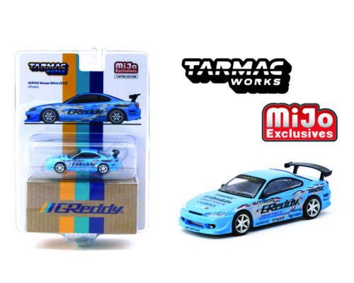 (Preorder) Tarmac Works 1:64 Vertex Nissan Silvia (S15) GReddy Special Limited Edition – MiJo Exclusives