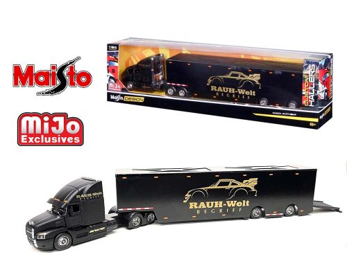 Maisto 1:64 Mack Anthem Enclosed Transporter RWB -Design Custom Hauler – Mijo Exclusives