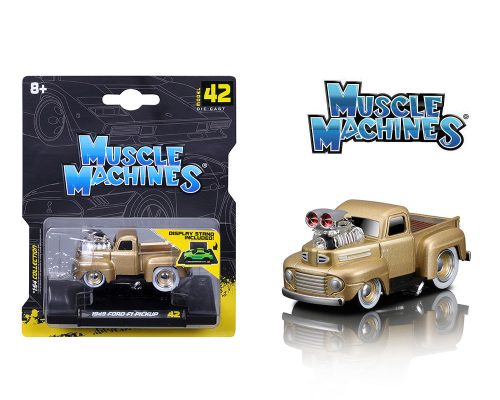 Muscle Machines 1:64 1949 Ford F1 Pickup – Gold