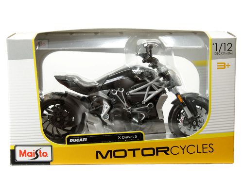 Maisto 1:12 Ducati X Diavel S – Black – Motorcycles