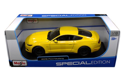 Maisto 1:18 2015 Ford Mustang (yellow) – Special Edition
