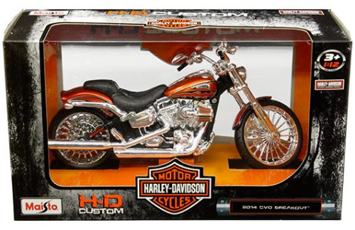 Maisto Motorcycles 1:12 2014 Harley-Davidson CVO Breakout – Harley-Davidson Custom