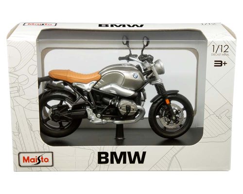 Maisto 1:12 BMW R nineT Scrambler – Grey – Motorcycles
