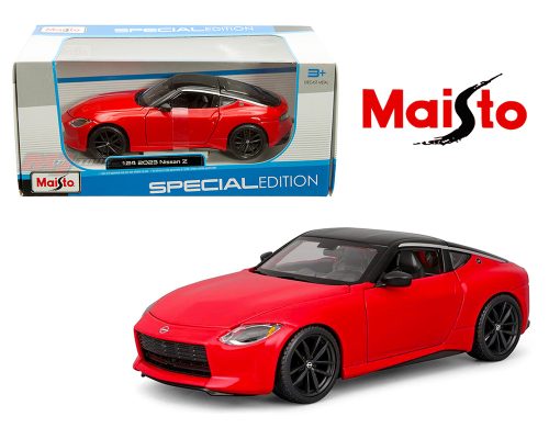 Maisto 1:24 2023 Nissan Z – Red with Black Roof – Special Edition