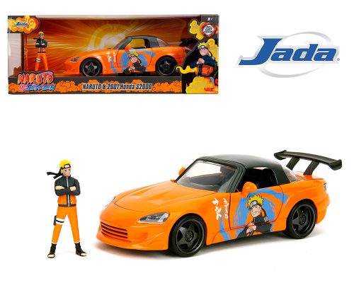 Jada 1:24 2001 Honda S2000 with Naruto Figure – Naruto Shippuden – Hollywood Rides