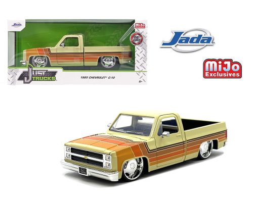 (Preorder) Jada 1:24 1985 Chevrolet C10 Pickup with Lowenhart Wheels – Beige – Just Trucks – MiJo Exclusives Limited Edition 2,400 Pieces