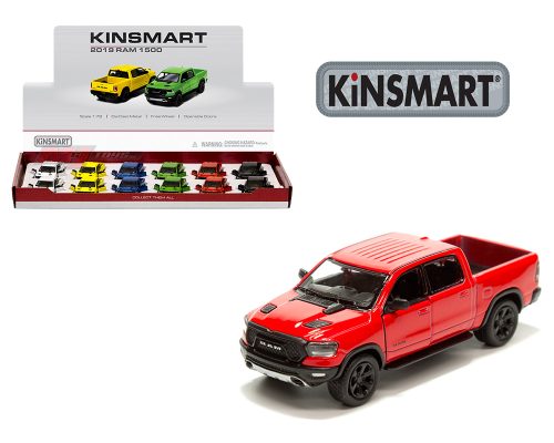 Kinsmart 1:78 2019 Ram 1500 – 6 Colors – Display Tray Set of 12