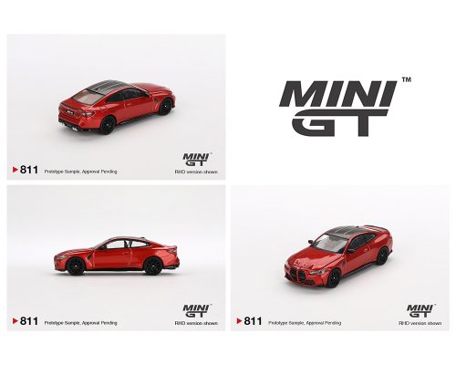 (Preorder) Mini GT 1:64 BMW M4 Competition (G82) Sakhir Orange LHD