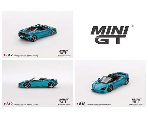 (Preorder) Mini GT 1:64 McLaren 750S Spider Belize Blue