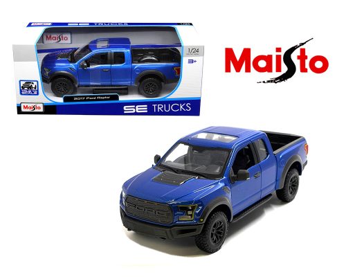 Maisto 1:24 2017 Ford Raptor (Blue)  -Special Edition Trucks