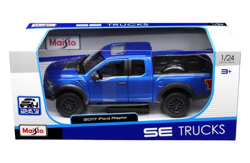 Maisto 1:24 2017 Ford Raptor (Blue)  -Special Edition Trucks