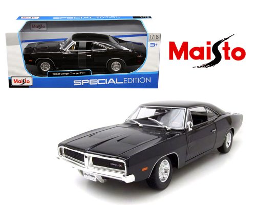 Maisto 1:18 1969 Dodge Charger R/T (Black) – Special Edition