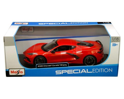 Maisto 1:18 2020 Chevrolet Corvette Stingray Coupe C8 (Red) – Special Edition