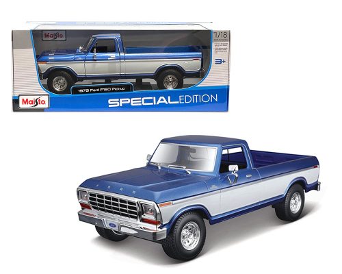 Maisto 1:18 1979 Ford F150 Pick Up 2-Tones (Blue White) – Special Edition