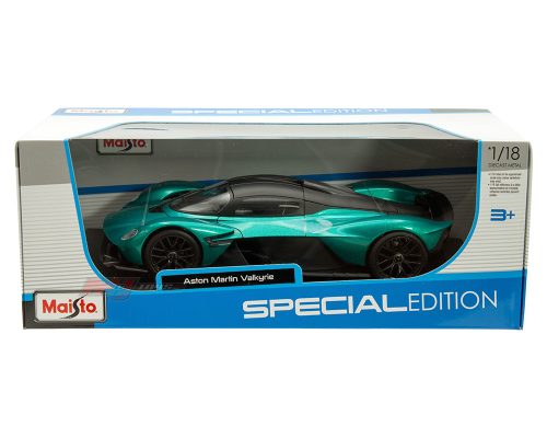 Maisto 1:18 Aston Martin Valkyrie – Green Metallic / Matte Black – Special Edition