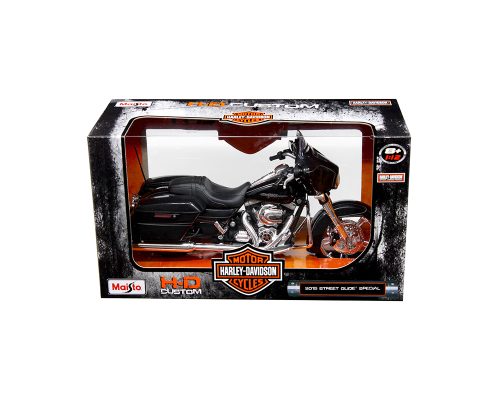 Maisto 1:12 2015 Harley-Davidson Street Glide Special – Black – H-D Custom Motorcycles