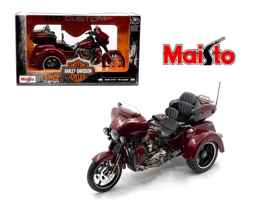 Maisto 1:12 2021 Harley-Davidson CVO Tri Glide with Stand – H-D Custom – Motorcycles