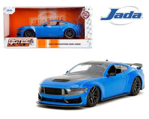 Jada 1:24 2024 Ford Mustang Dark Horse – Blue – Bigtime Muscle