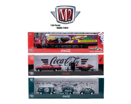 (Preorder) M2 Machines 1:64 Auto-Haulers Coca-Cola Release TW32 Assortment