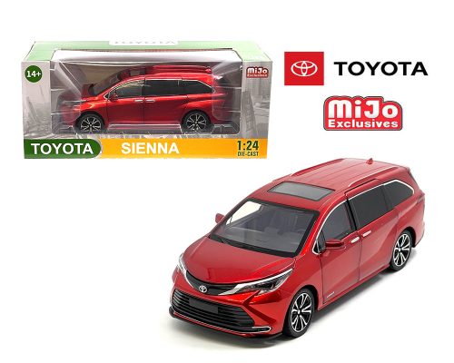 MiJo Exclusives 1:24 Toyota Sienna Mini Van – M. Red