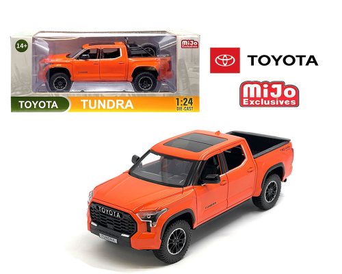 MiJo Exclusives 1:24 2023 Toyota Tundra TRD Off-Road 4×4 – Solar Octane Orange