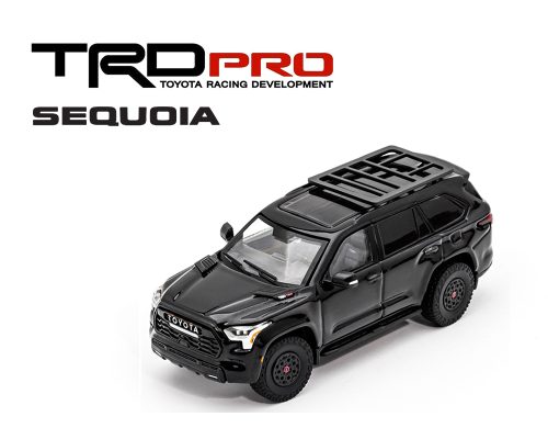 (Preorder) GCD 1:64 2023 Toyota Sequoia TRD Pro – Black