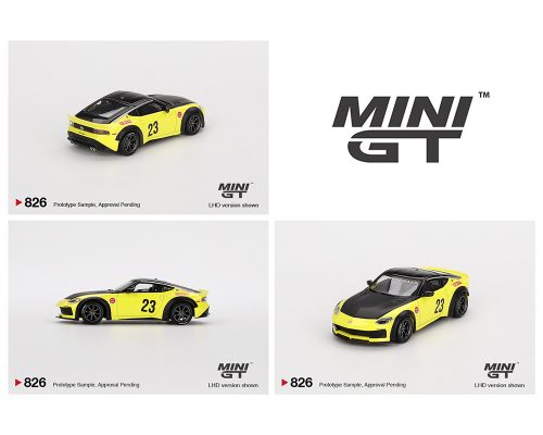 (Preorder) Mini GT 1:64 Nissan Z LB-NATION WORKS – Ikazuchi Yellow – LHD