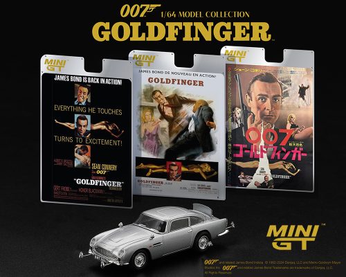 (Preorder) Mini GT 1:64 Aston Martin DB5 James Bond 007 Goldfinger – English Packaging – Limited Edition